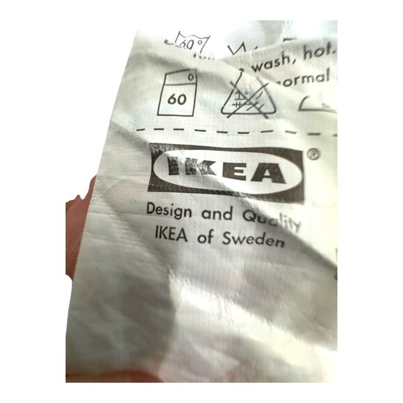 IKEA BARNSLIG RAND Cotton Kids Twin Duvet Cover Colorful Zoo Animals Stripes - Picture 5 of 9